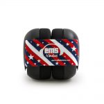 Ems for Kids Baby Ear Defenders - Black with Stars & Stripes Headband
